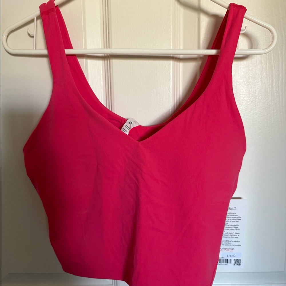 Lululemon Hot Pink Align tank. Size 10. Hawaii Local/ Exclusive. NWT